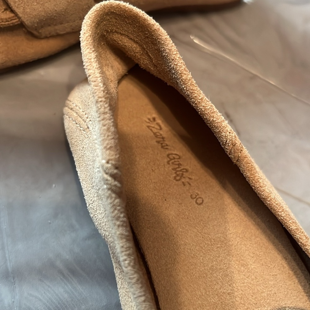 Zara girls suede loafers - Picture 5 of 6